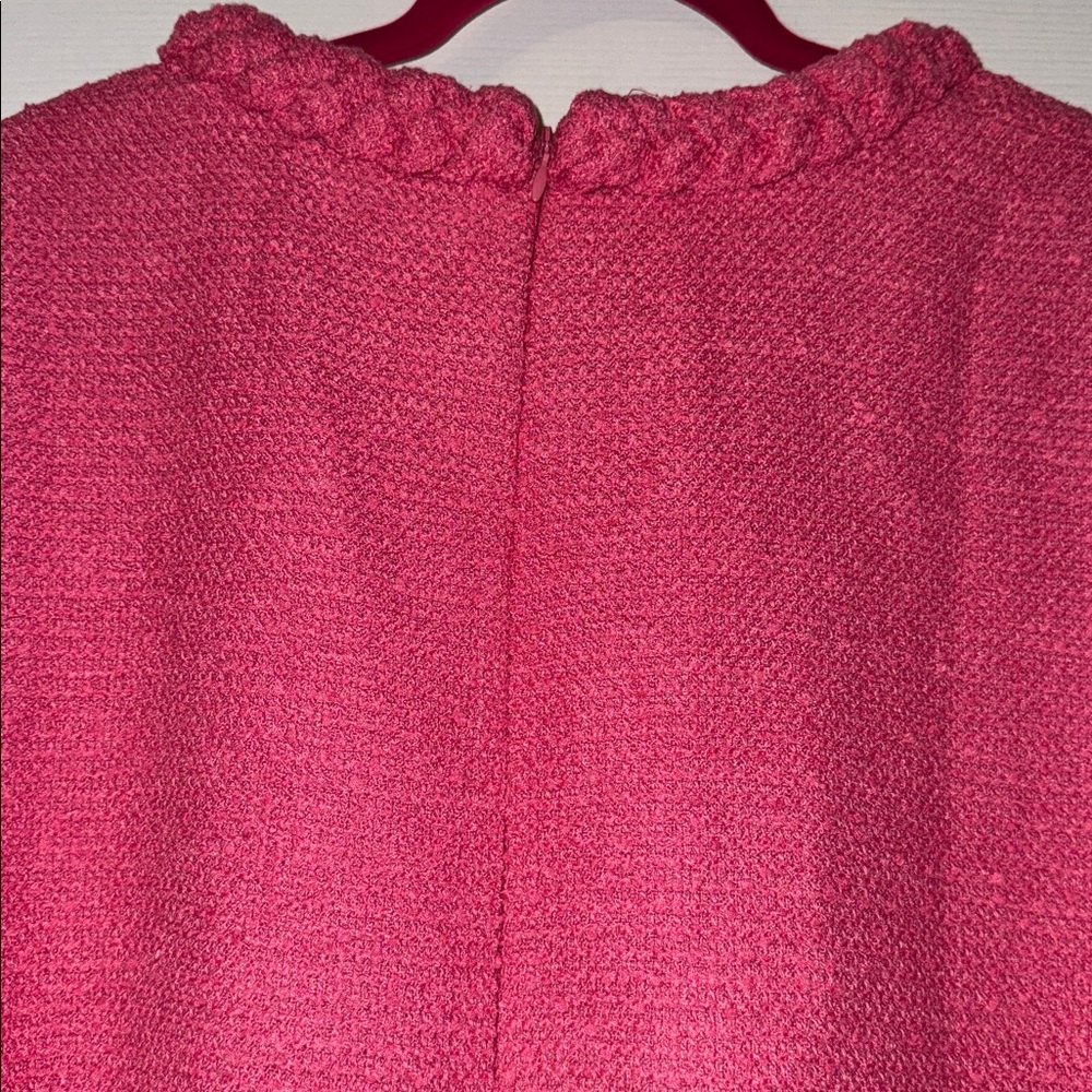 Hot Pink Tweed Long Sleeve Jackie Dress Tuckernuck - Picture 7 of 7